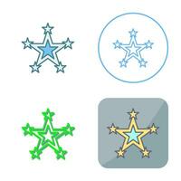 icono de vector de estrella