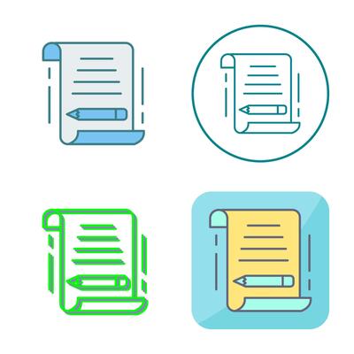Write Vector Icon