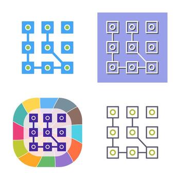 icono de vector de patrón