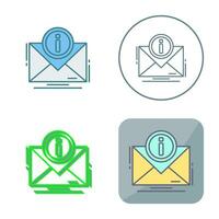 icono de vector de correo electrónico