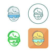 virtual Reality Glasses Vector Icon