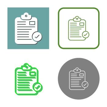 Secure Notepad Vector Icon