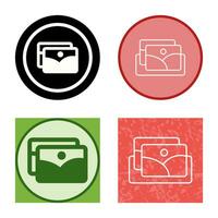 icono de vector de fotografía