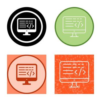 Coding Vector Icon