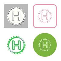 Helipad Vector Icon