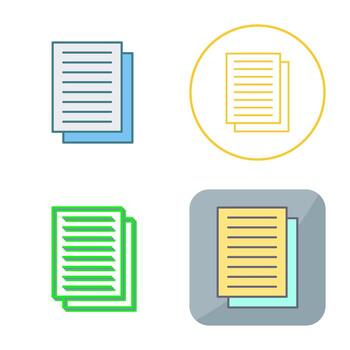 Document Vector Icon