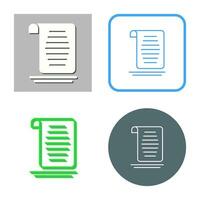 Document Vector Icon