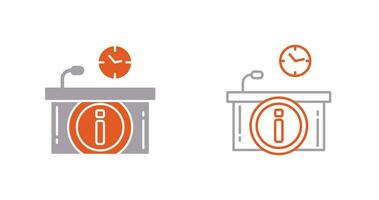 Information Desk Vector Icon