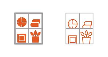 Bookshelf Vector Icon