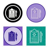 Medical Record Vector Icon