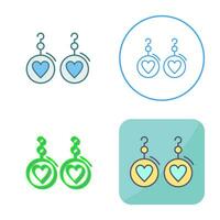 Earrings Vector Icon