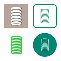 Stack of Coins Vector Icon