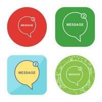 Message Bubbles Vector Icon