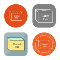 Ballot Box Vector Icon