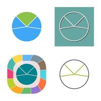 icono de vector de análisis de gráfico circular