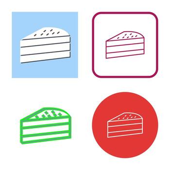 Cake Slice Vector Icon