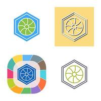 Unique Hexagonal Diaphram Vector Icon