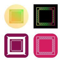 Unique Frame Vector Icon