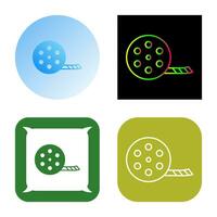 Unique Film Reel Vector Icon