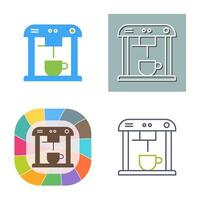 Unique Coffee Machine Vector Icon