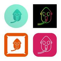 Unique Oxygen Mask Vector Icon