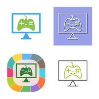 Unique Online Games Vector Icon