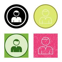 Unique User Vector Icon