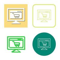 Ecommerce Website Vector Icon