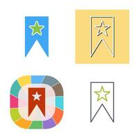 Unique Bookmarking Services Vector Icon