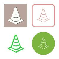 Unique Cone Vector Icon