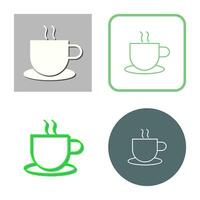 Unique Hot Coffee Vector Icon