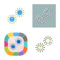 Unique Virus Vector Icon
