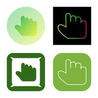 Unique Hold Vector Icon
