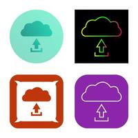 Unique Upload to Cloud Vector Icon