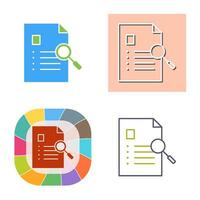 Unique Case Study Vector Icon