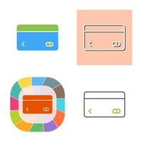 Unique Credit Card Vector Icon