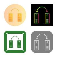 Unique Connected Systems Vector Icon