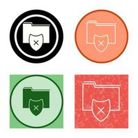 Vulnerable Folder Vector Icon