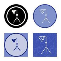 Unique Light Stand Vector Icon
