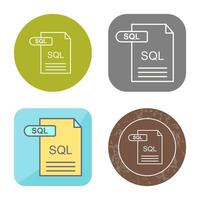 SQL Vector Icon