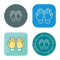 Gardening Gloves Vector Icon