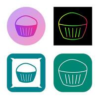 Chocolate Muffin Vector Icon