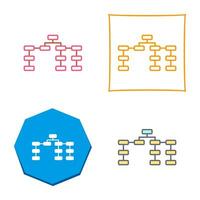 Unique Seo Structure Vector Icon