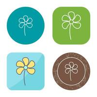 Small flowers Vector Icon