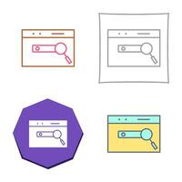 Unique SEO Vector Icon