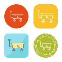 Garden Cart Vector Icon