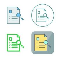 Unique Case Study Vector Icon