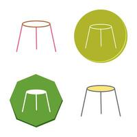 Unique Stool Vector Icon