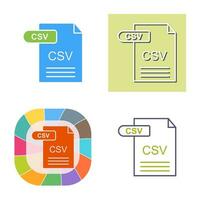 CSV Vector Icon