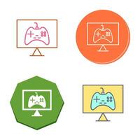 Unique Online Games Vector Icon